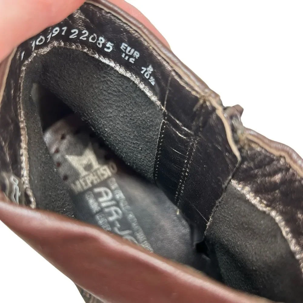 Mephisto Fiducia Brown Leather Ankle Boots Booties 10.5 - Picture 8 of 9